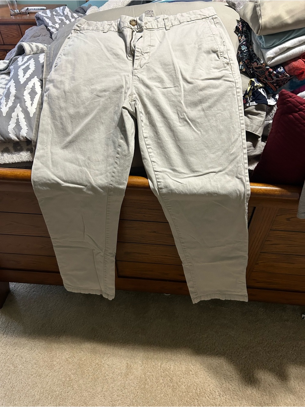Old Navy Men's Straight Chino Pants - Light Khaki